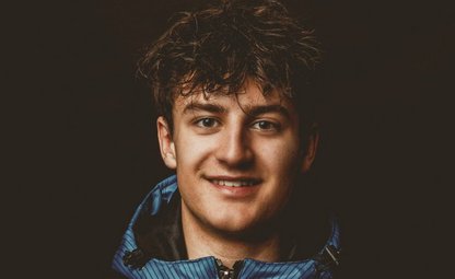 Nachwuchs-Skirennfahrer Kilian Bösch, Portraitfoto