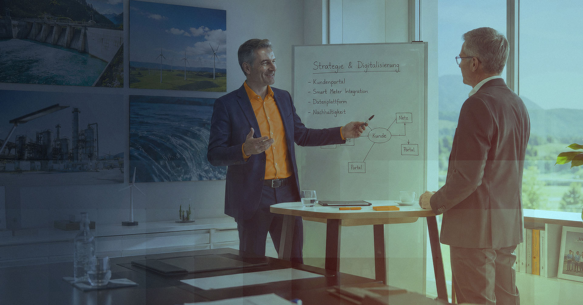 Besprechung der Digitalisierungsstrategie Energieversorger